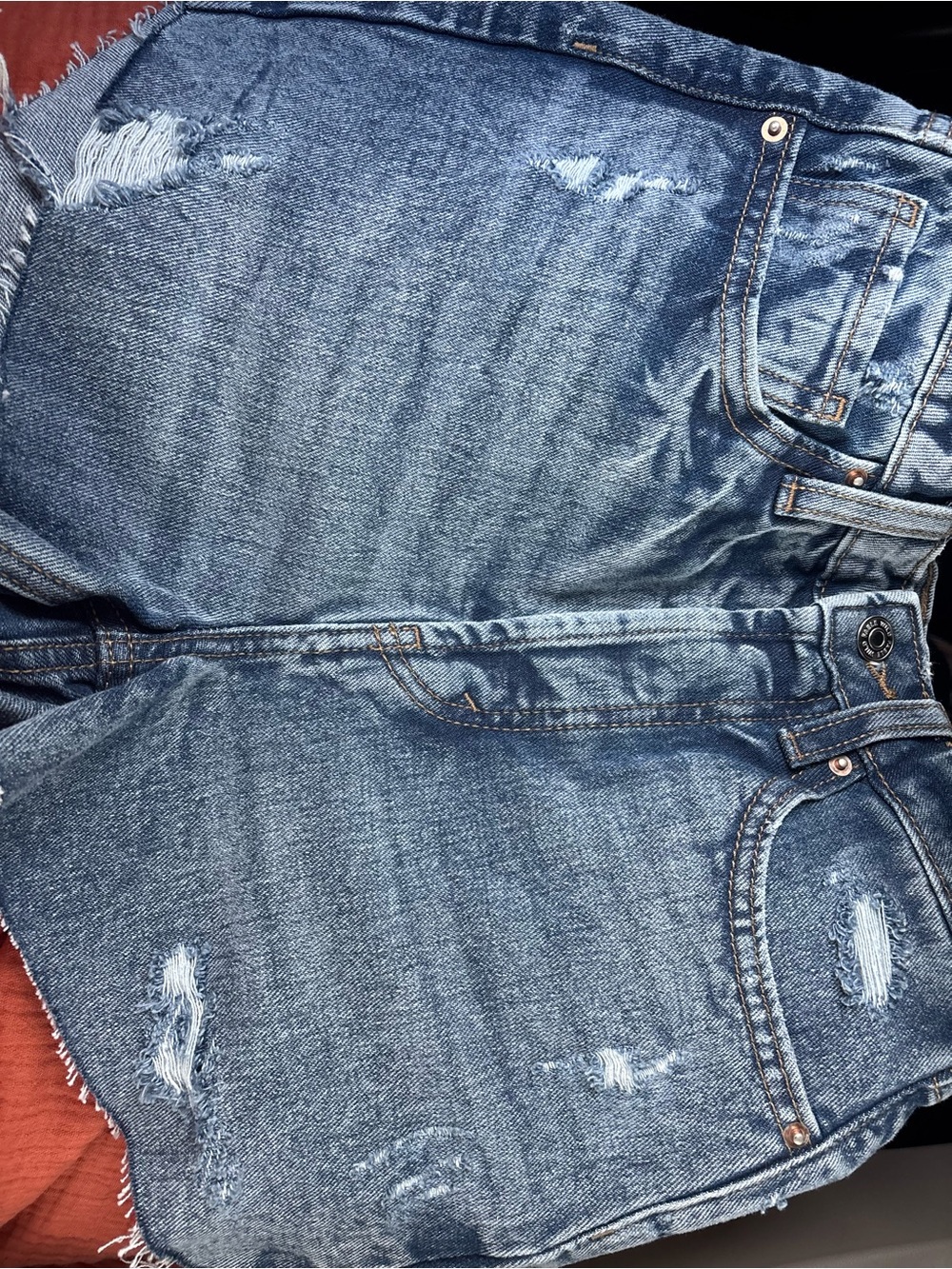 wild fable Distressed Light Blue Denim Jean Shorts